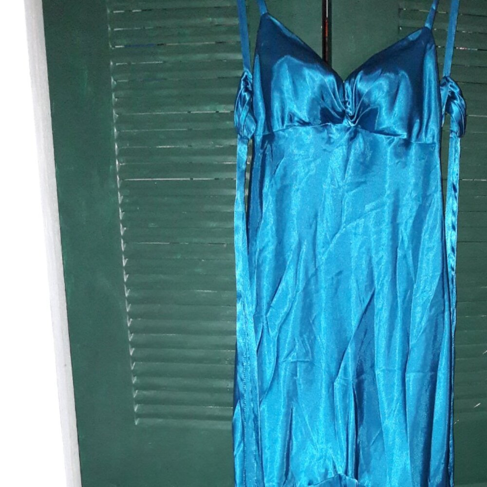 Camille La Vie - Long blue turquoise elegant dress